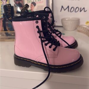 Dr. Martens 1460 8-Eye Patent Boot - Toddler - Pale Pink